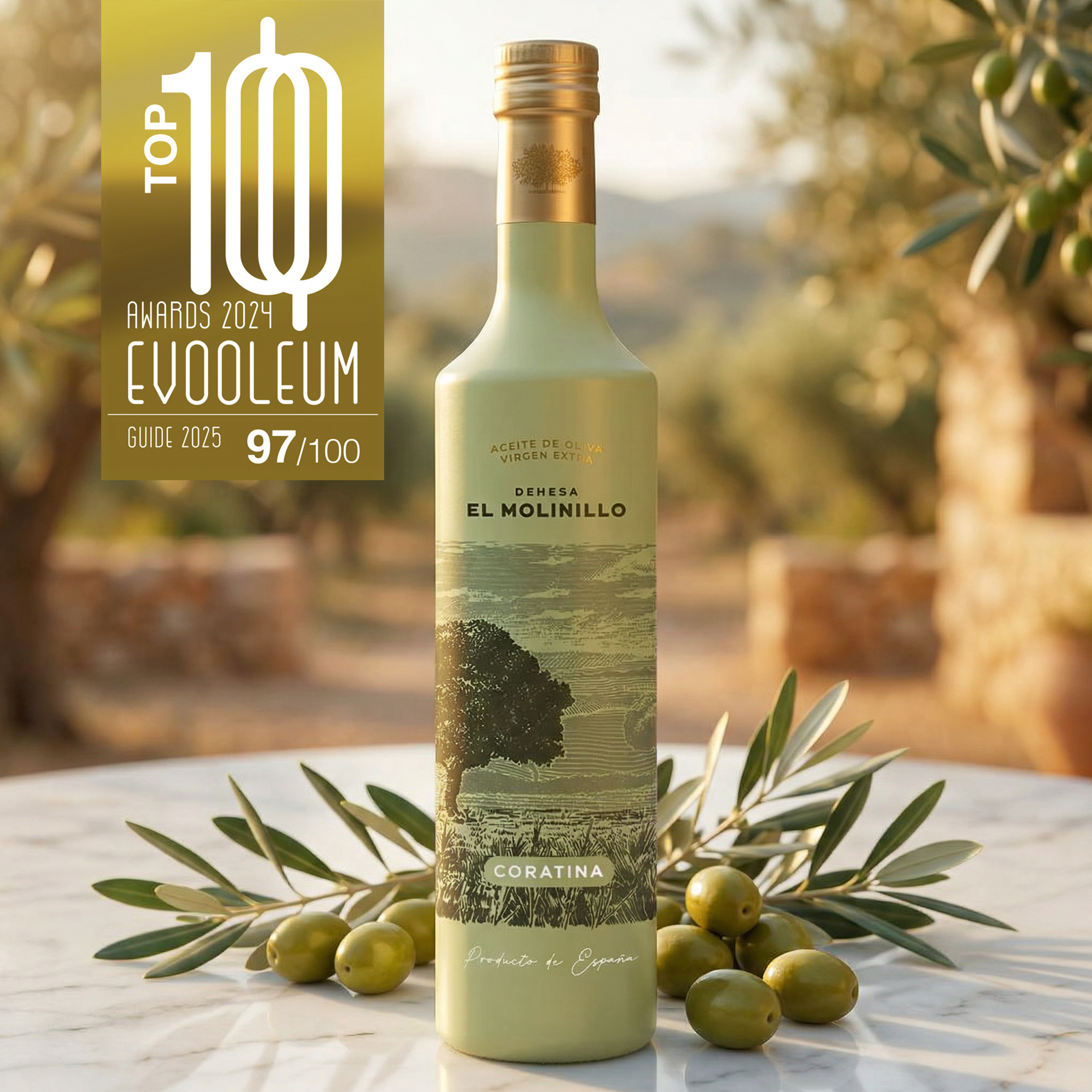 Premium AOVE Coratina GANADOR MEJOR ACEITE DEL MUNDO 2024