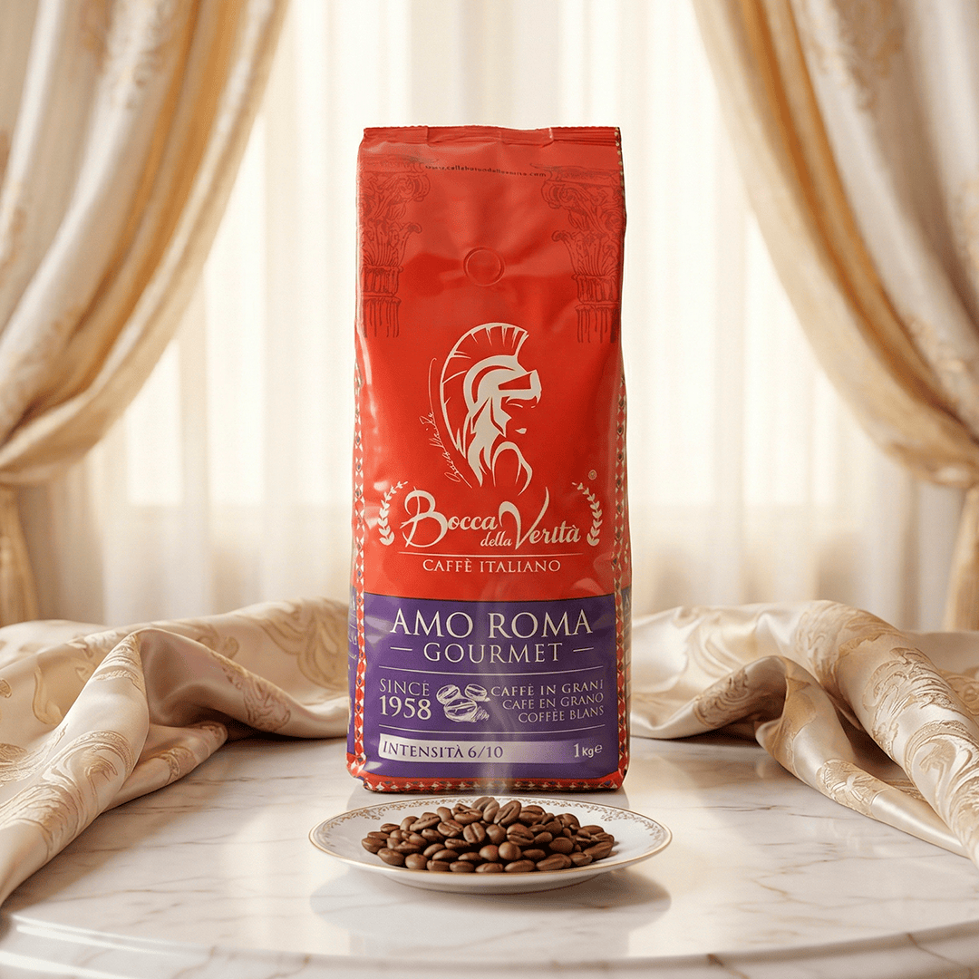 “Colección Maestros Café Italiano” 3Kg en Grano Amo Roma + Angel Arabica + Hermes Espresso Italiano