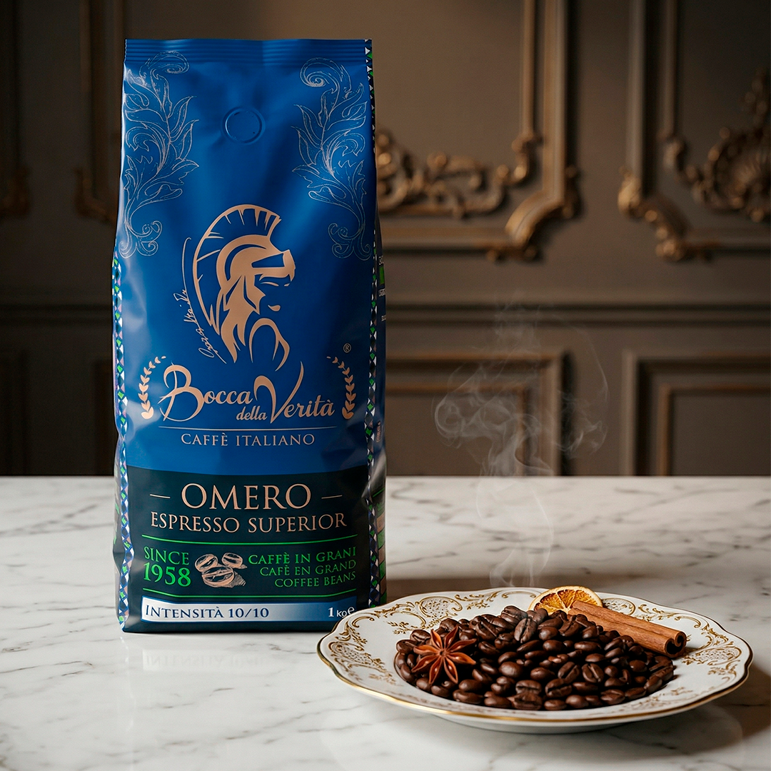 “Colección Maestros Café Italiano” 3Kg en Grano Amo Roma + Angel Arabica + Hermes Espresso Italiano