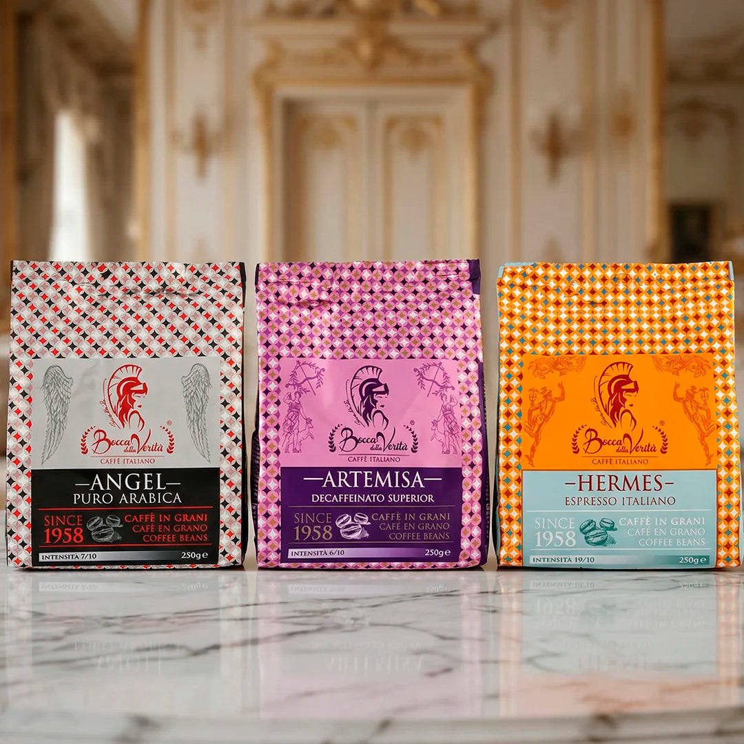 “5 Origins” Bocca della Verità® Coffee Bean Tasting 5x250g + Gift Tin