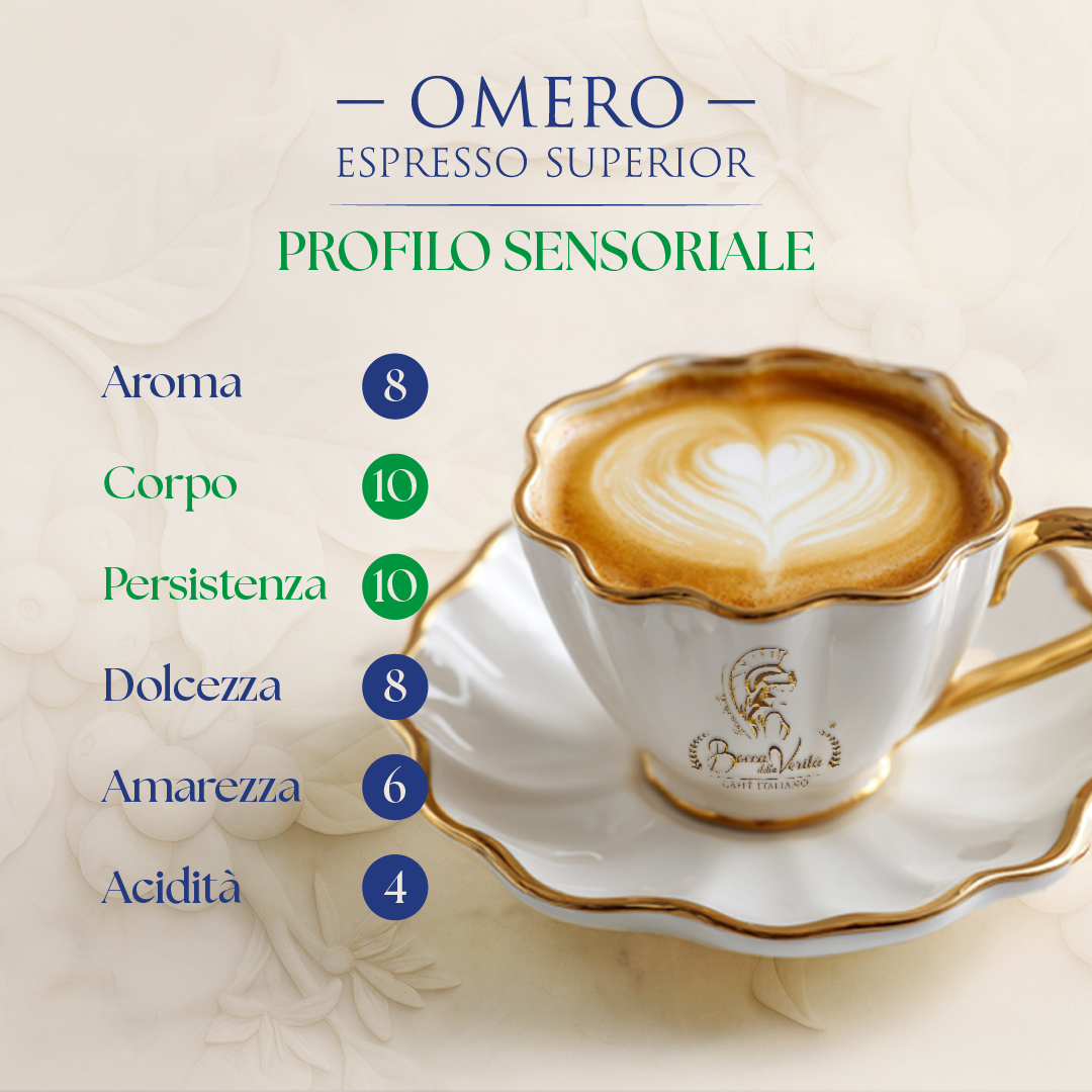 Café Italiano en Grano Omero Espresso Superior