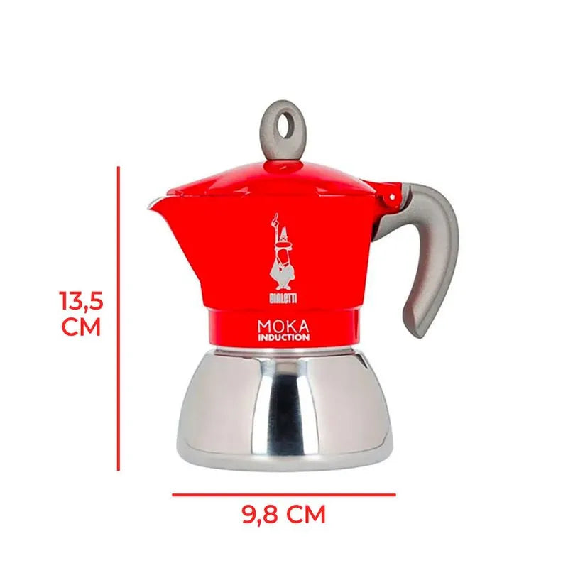 Bialetti® Cafetera Moka Induction Aluminio/inox