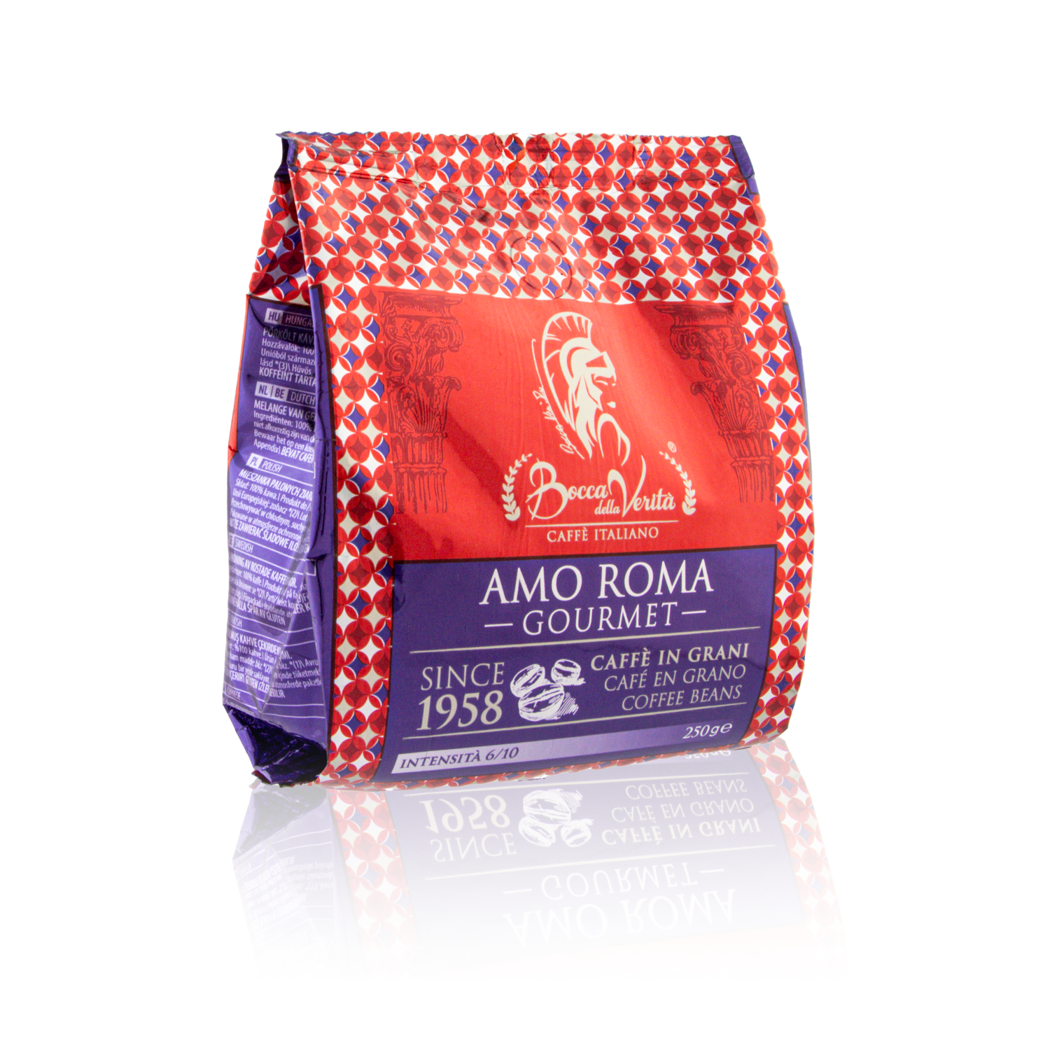Caffè italiano in grani 250g Amo Roma Gourmet