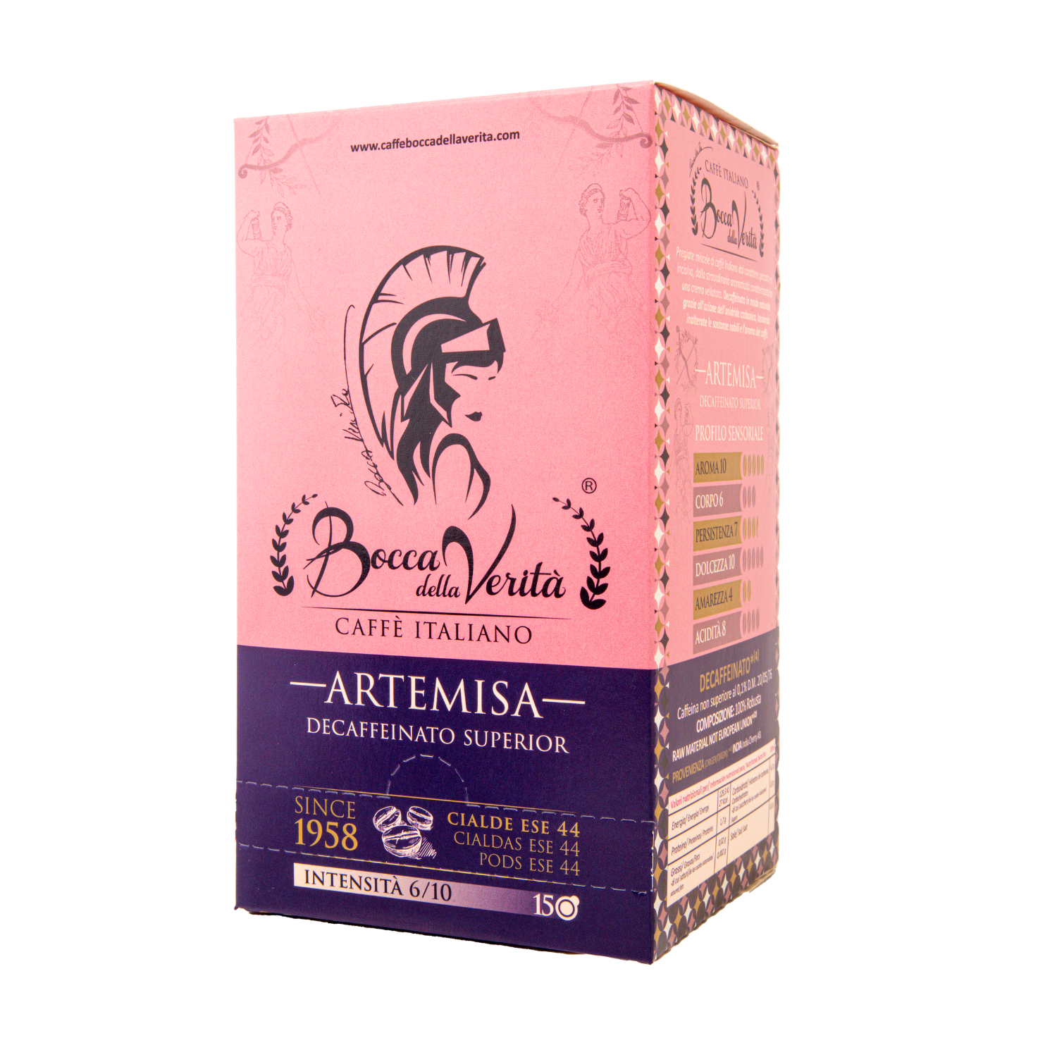 Cialde Pods ESE 44mm Decaffeinated Italian Coffee