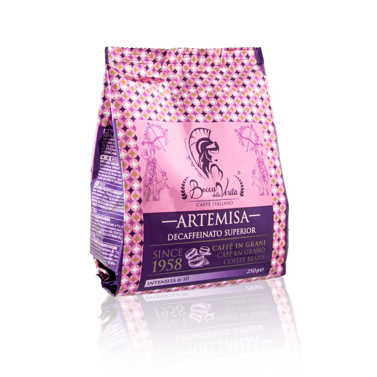 Italian Coffee Beans 250g Decaffeinated