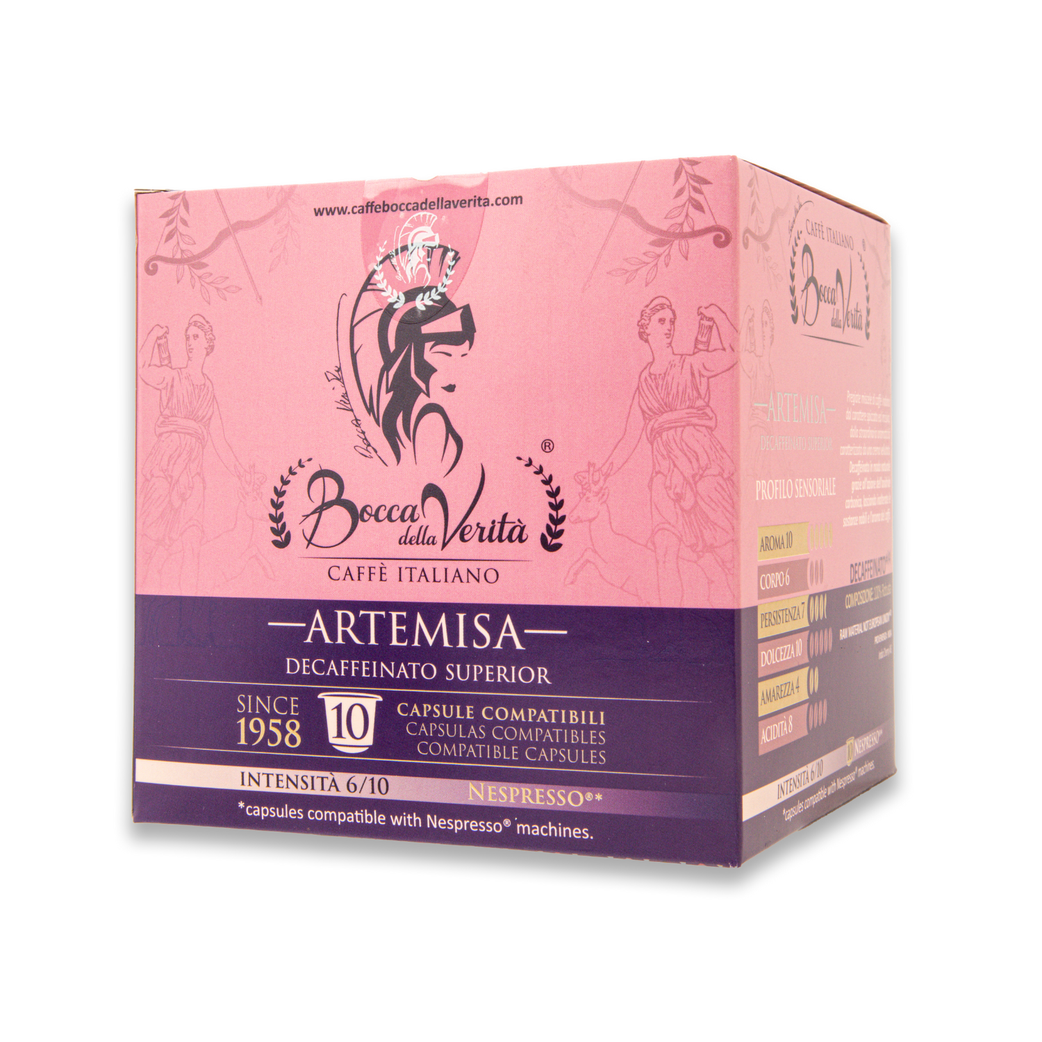 Cápsulas Compatibles Nespresso® Café Italiano Descafeinado