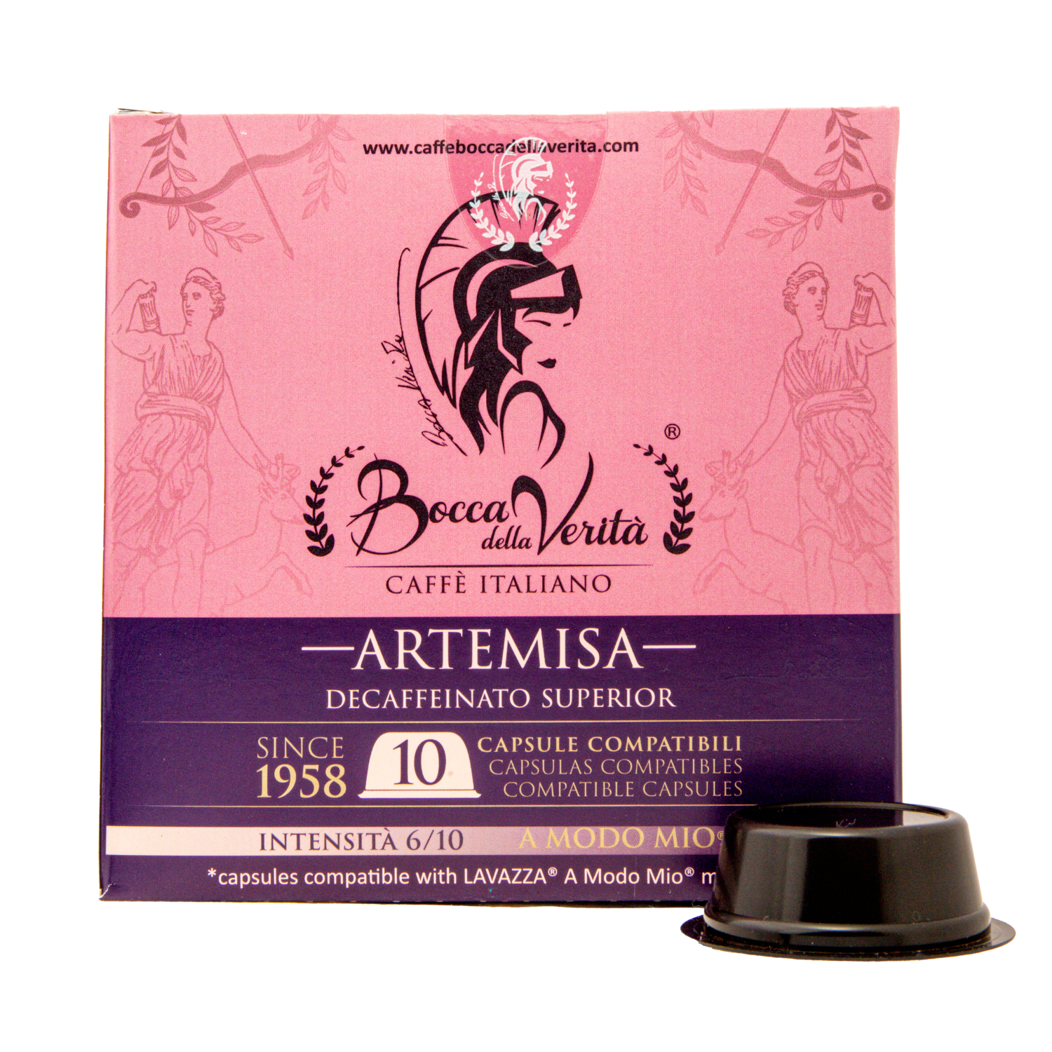 Cápsulas Compatibles A Modo Mio® Café Italiano Descafeinado
