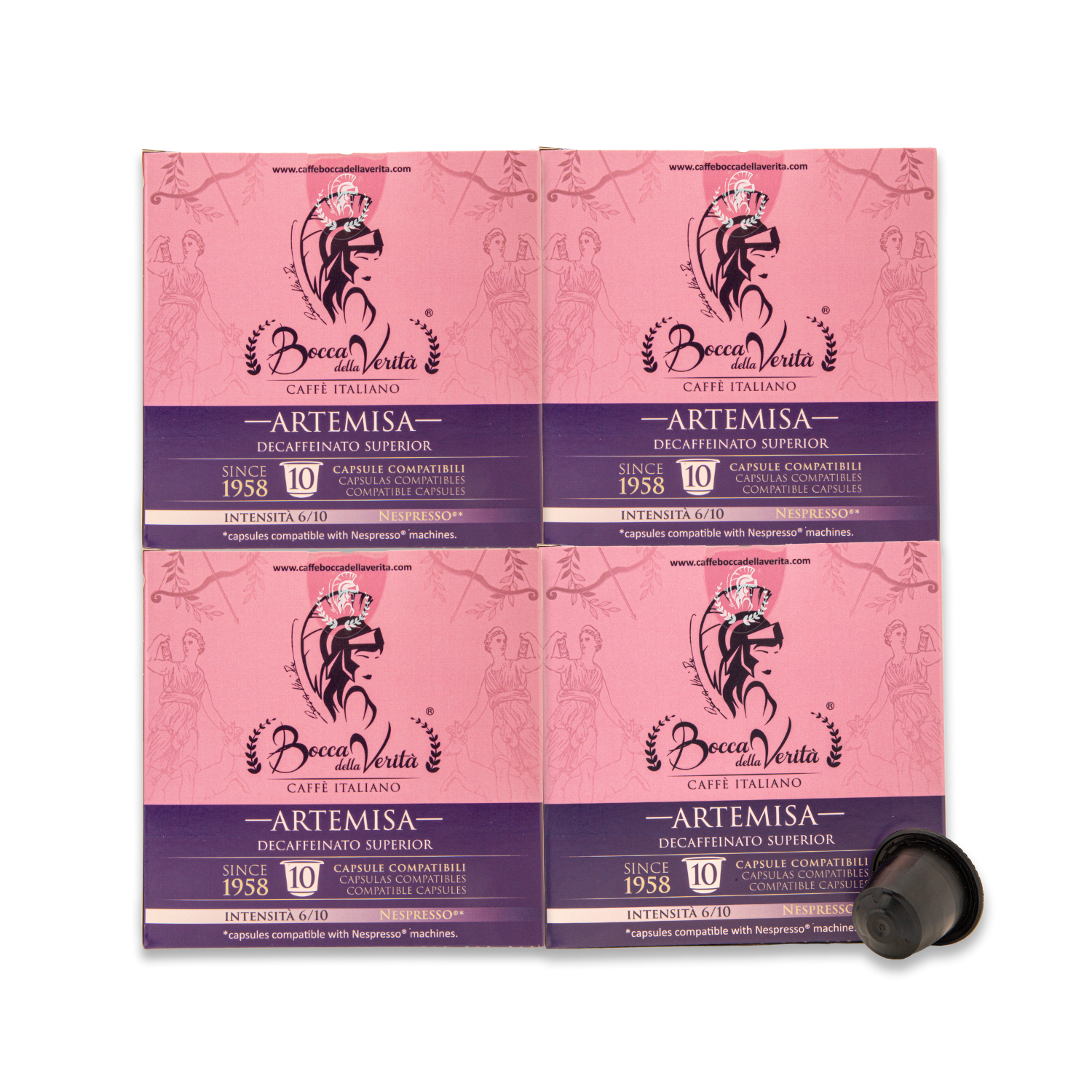 Cápsulas Compatibles Nespresso® Café Italiano Descafeinado