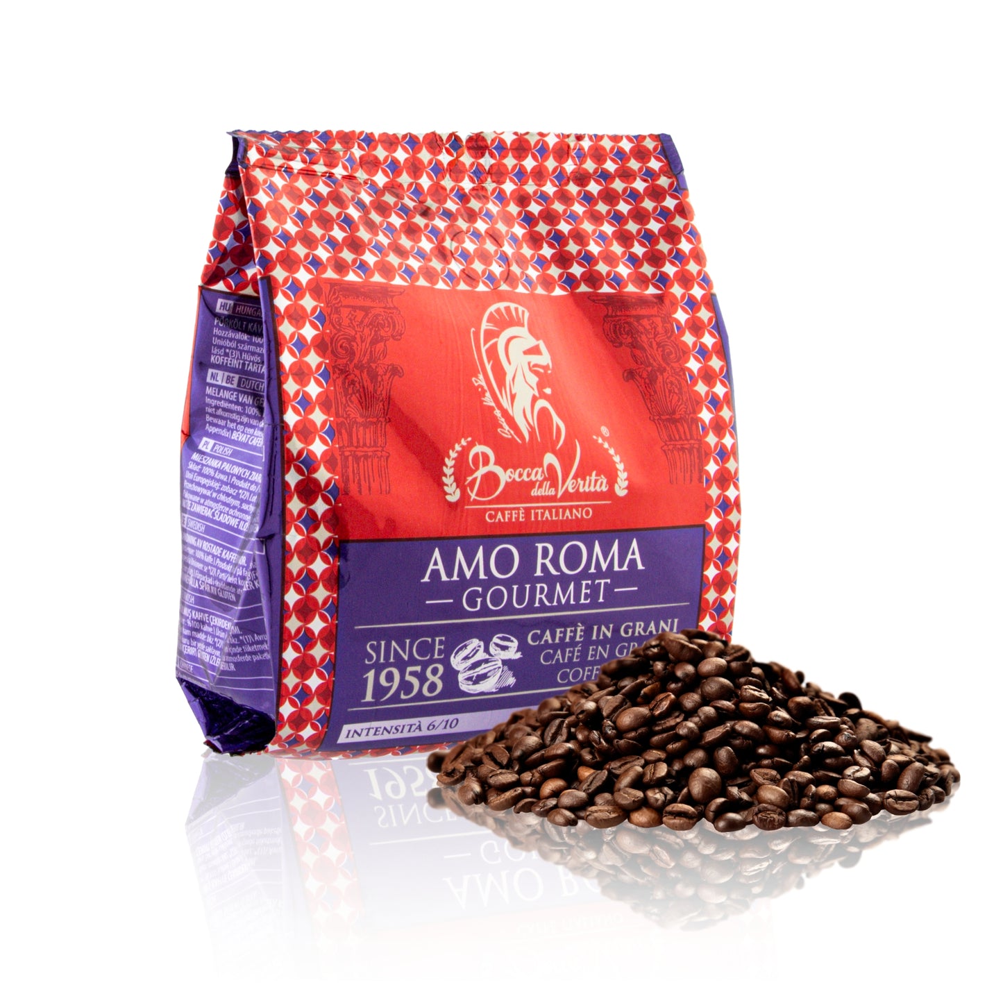 Pack Café en Grano Amo Roma 250g + Tarta Cookies al Triple Chocolate