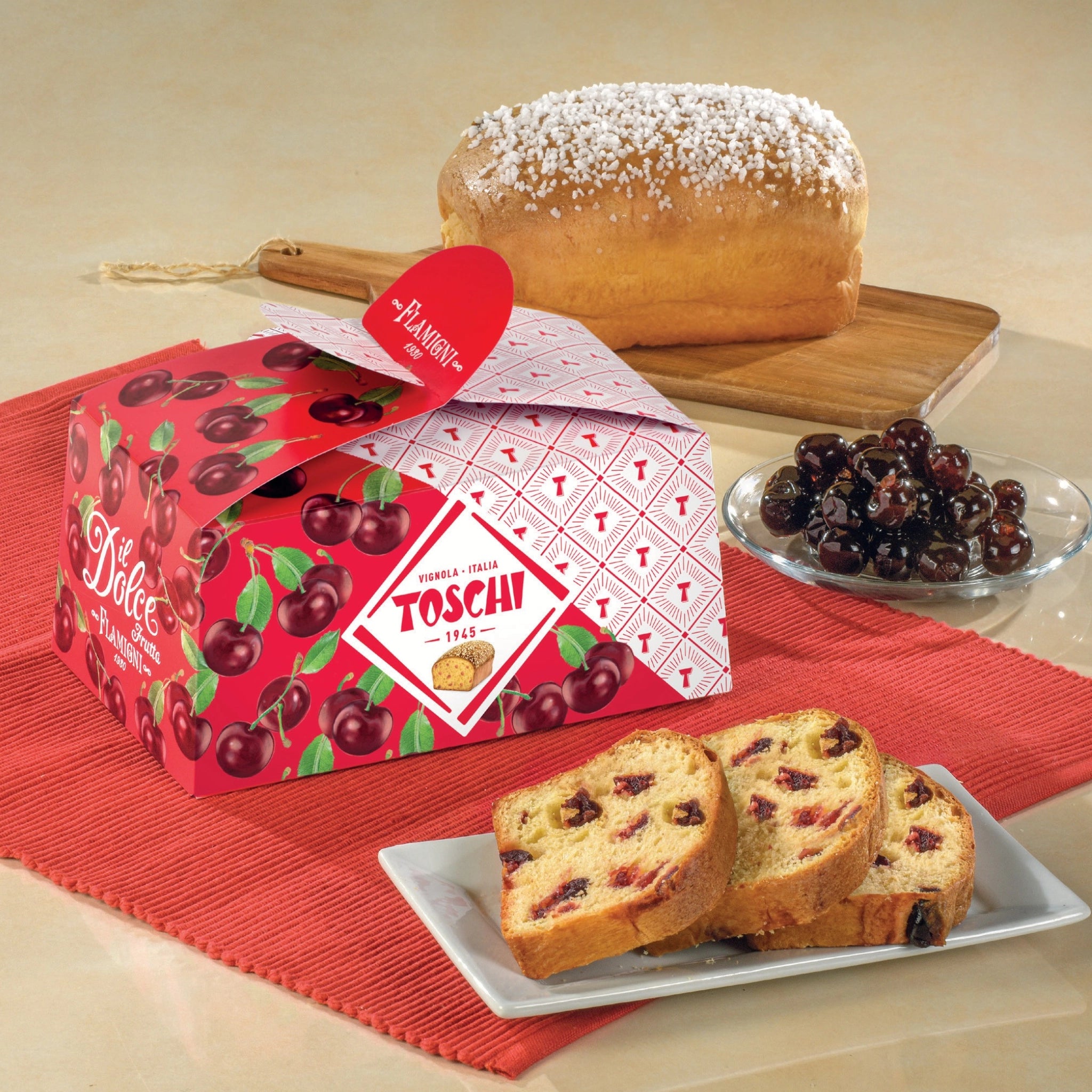Crostata di ciliegie dolci TOSCHI 300g