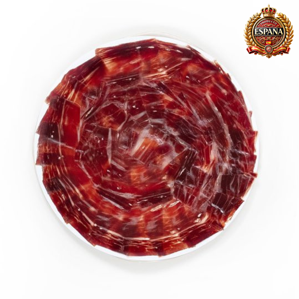 Jamón de Bellota 100% Ibérico – a mano 80g (plato)