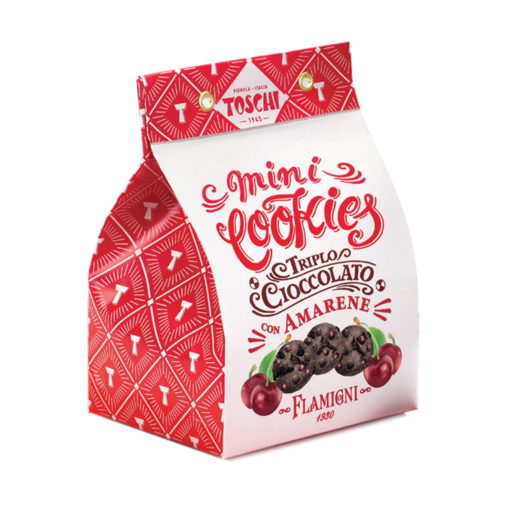 Bolsita Pequeña Minicookies Cereza Toschi 200g