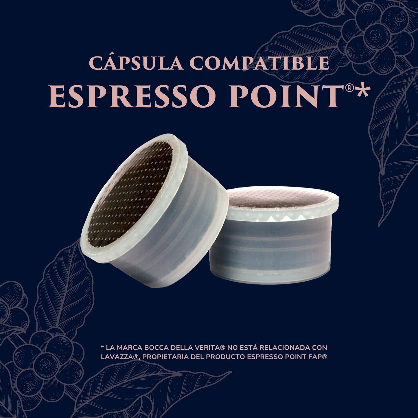 Omero Espresso Superior, Italian Coffee in FAP Compatible Capsules with Lavazza® Espresso Point® Coffee Machine