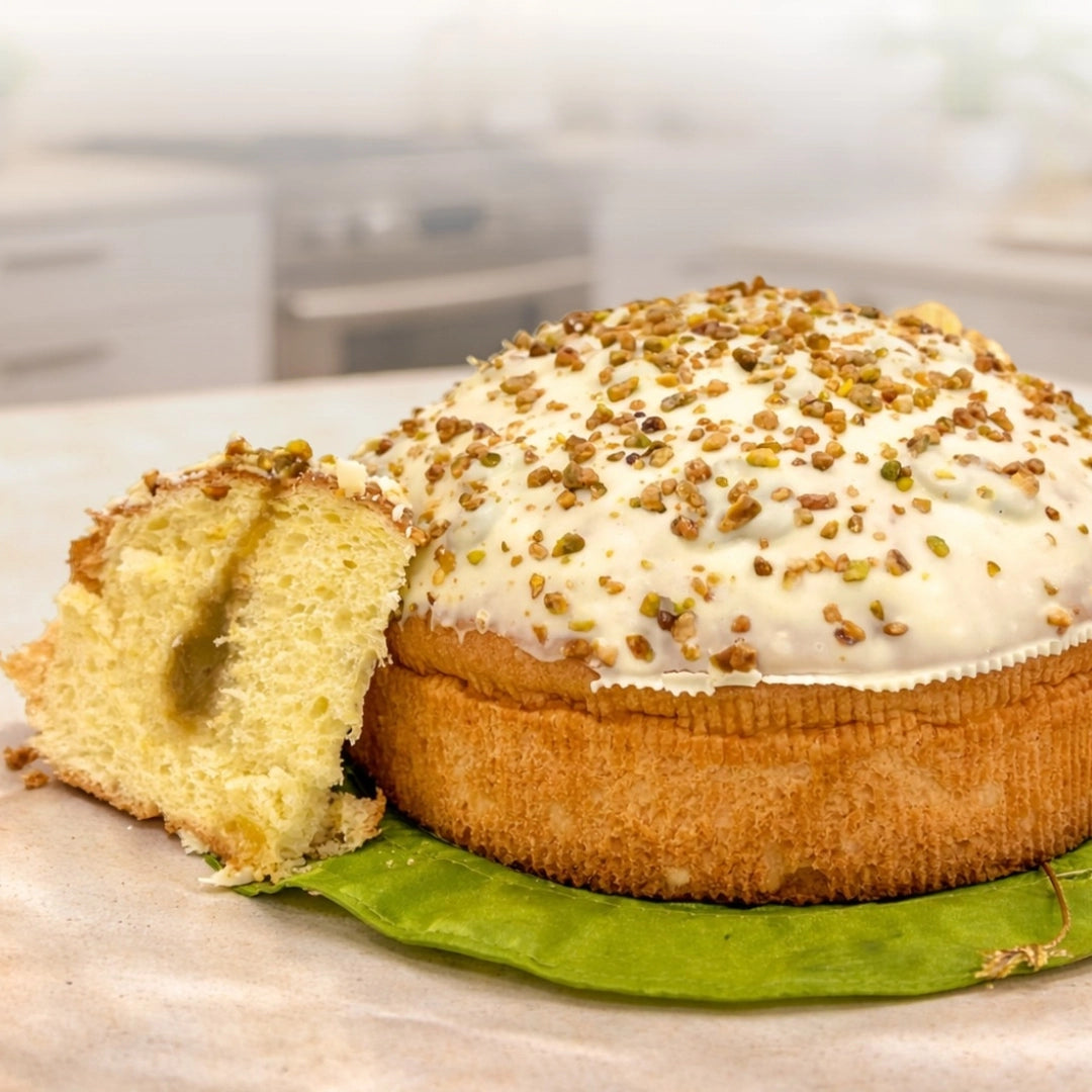 Panettone Relleno de Pistacho 950 g Edición Artesanal