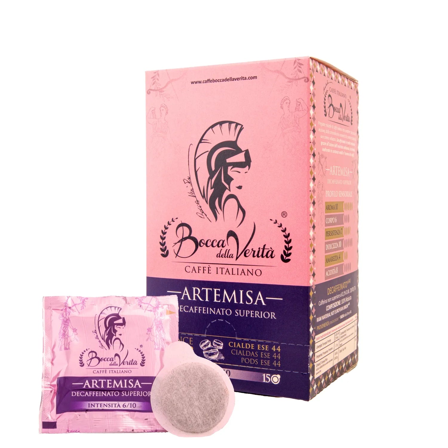 Cialde Pods ESE 44mm Decaffeinated Italian Coffee – La Boutique Di God, image size:1500x1500