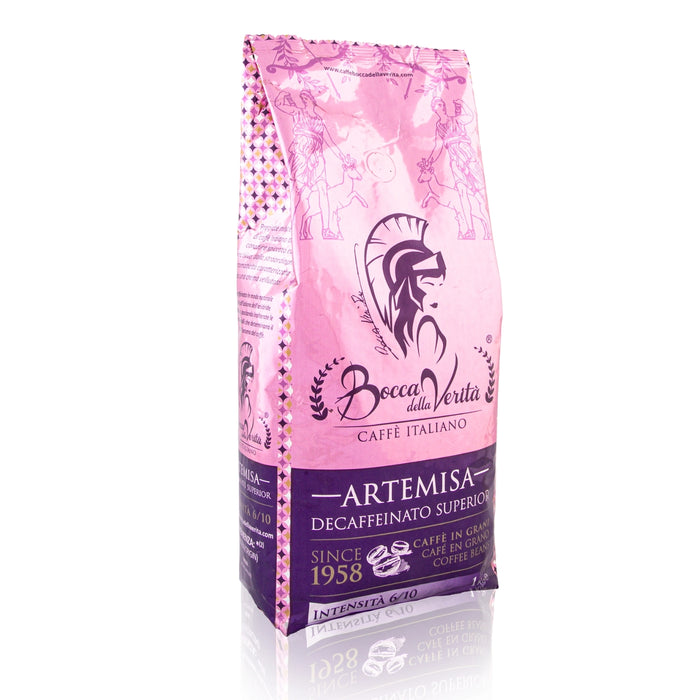 Café Italiano en Grano Artemisa Descafeinado Superior