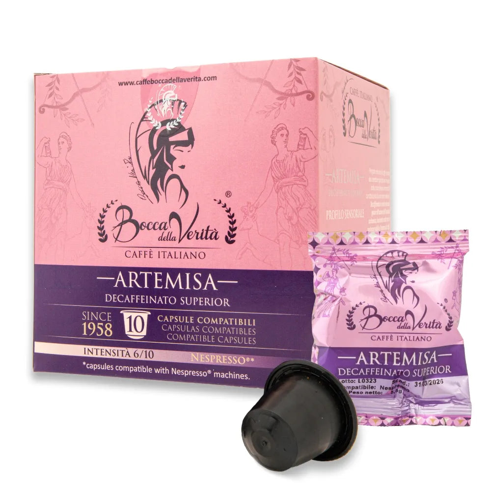 Capsule compatibili Nespresso® per caffè italiano decaffeinato