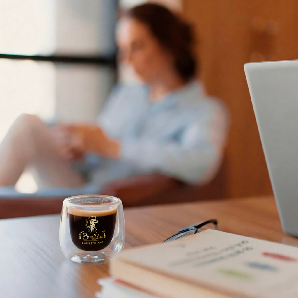 Caffettiera A Modo Mio® Jolie Bianca + Regalo 10 Capsule Bocca della Verità® Compatibili