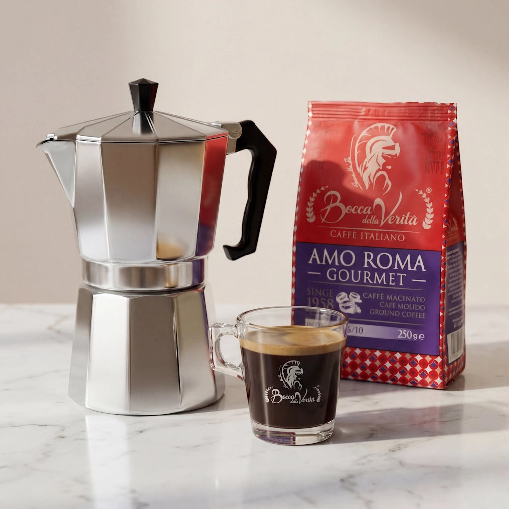 “Amo Roma” Café Italiano Molido 250G 50%Arabica 50%Robusta