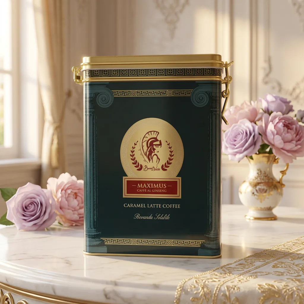 “Latte Gourmet” 7 Bolsas de Caramelo Soluble + Regalo Lata