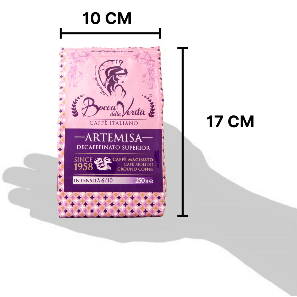 Caffè macinato italiano 250g decaffeinato