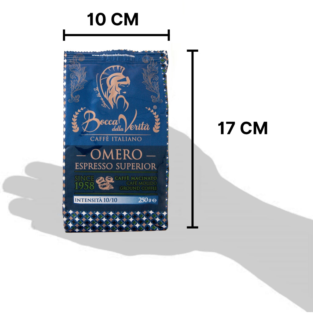Caffè italiano macinato di qualità superiore 250 g