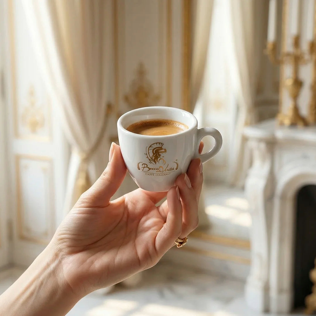 Caffettiera A Modo Mio® Jolie Bianca + Regalo 10 Capsule Bocca della Verità® Compatibili