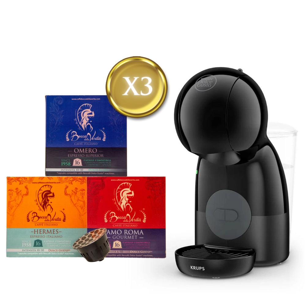 Promoción Especial: Krups® Nescafé® Dolce Gusto® PiccoloXS + REGALO 3 Cajas de 16 cápsulas