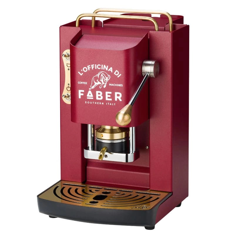 Pro Deluxe Cafetera Cafetera 44mm Cherry Red