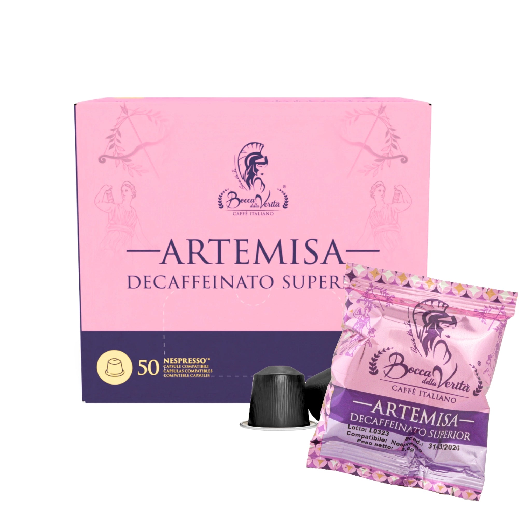 Cápsulas Compatibles Nespresso® Café Italiano Descafeinado