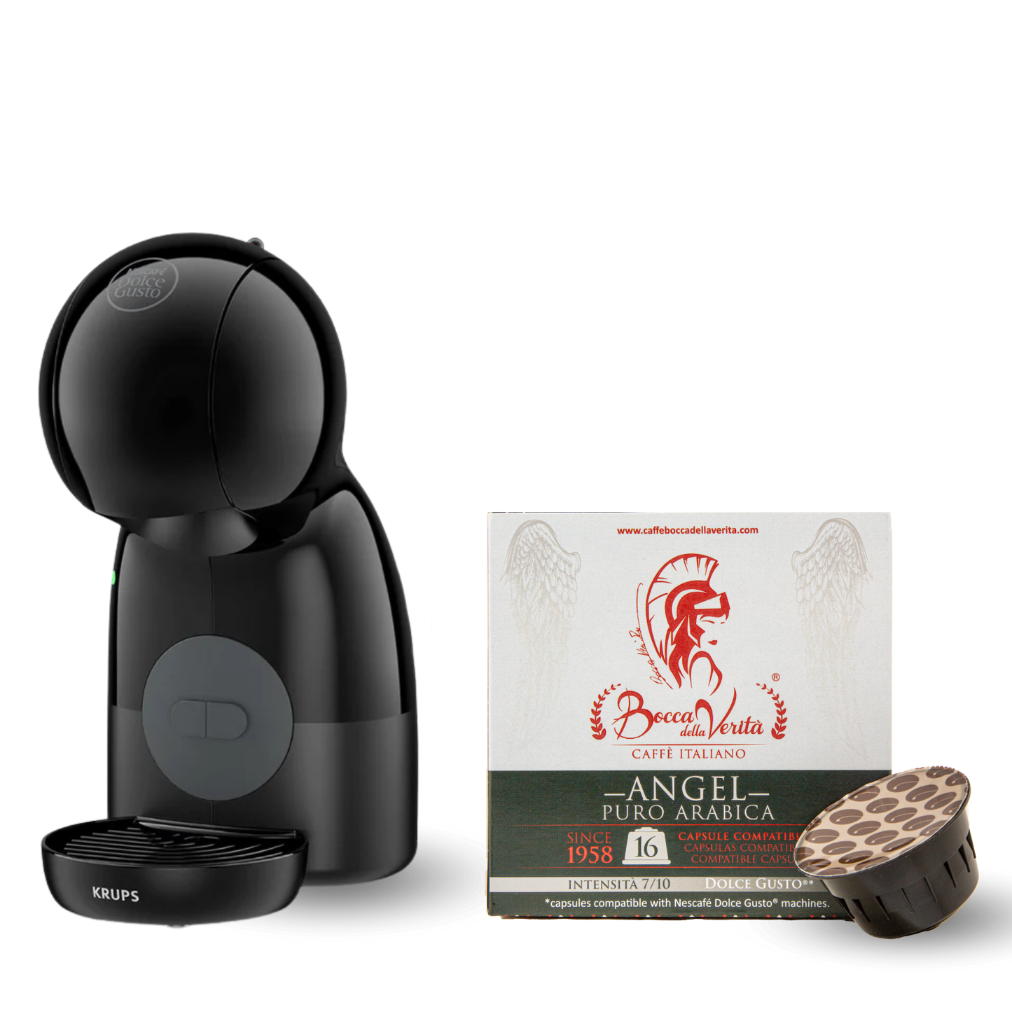 Krups® Nescafé® Dolce Gusto® Piccolo XS - Nero e Grigio 