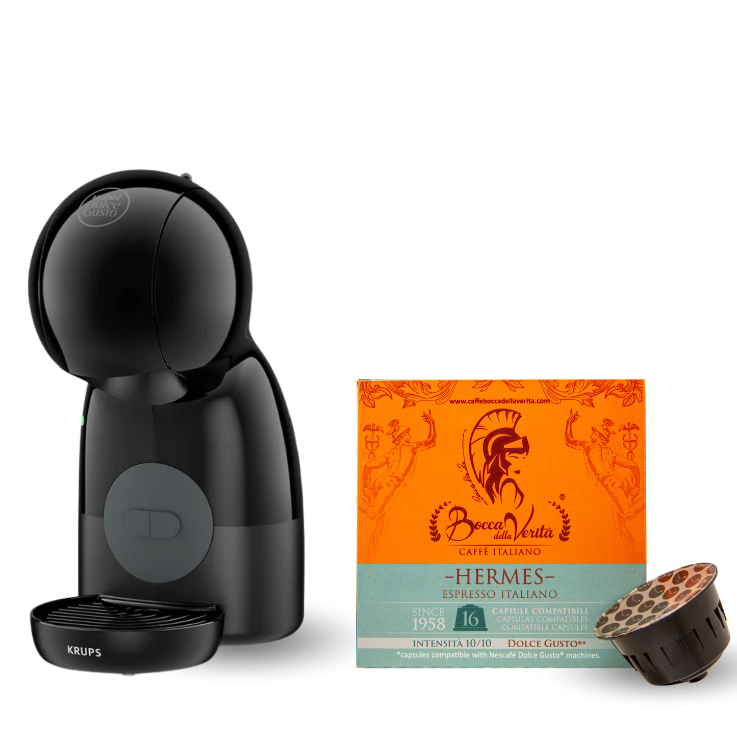 Krups® Nescafé® Dolce Gusto® Piccolo XS - Nero e Grigio 