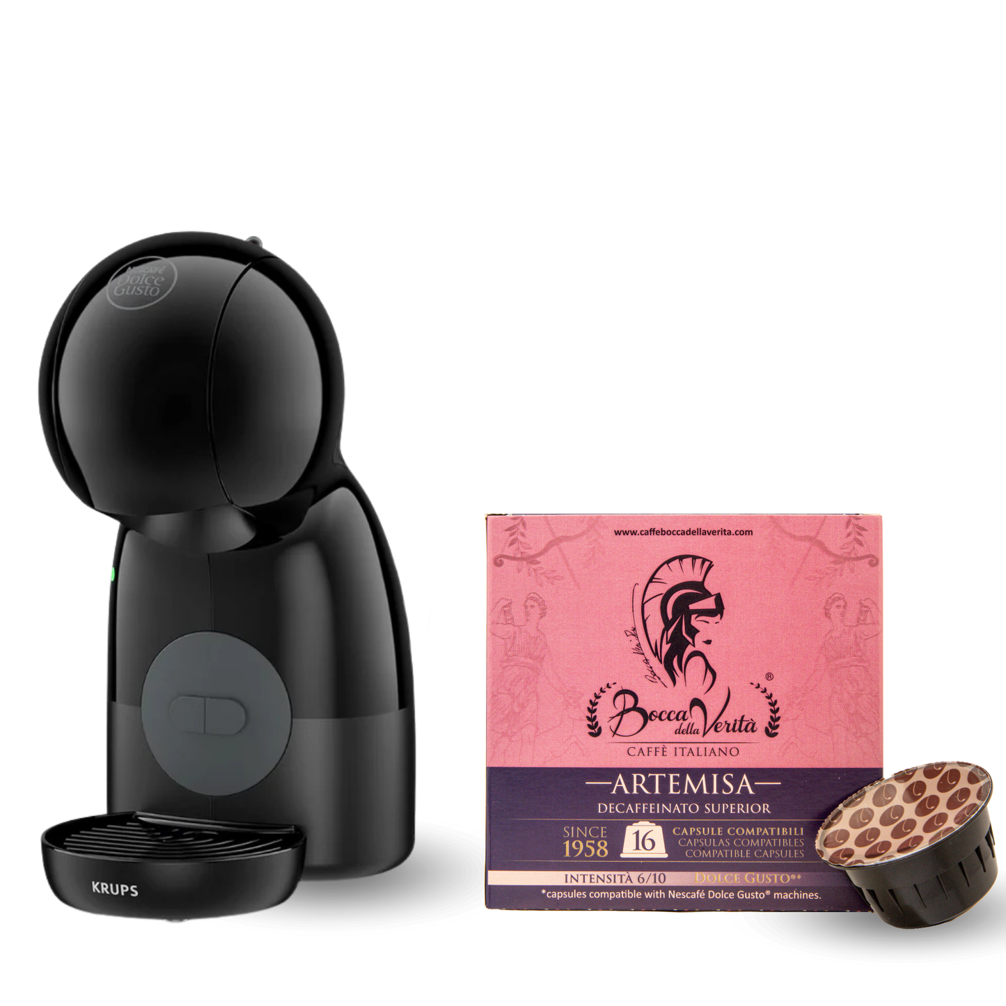 Krups® Nescafé® Dolce Gusto® Piccolo XS - Nero e Grigio 