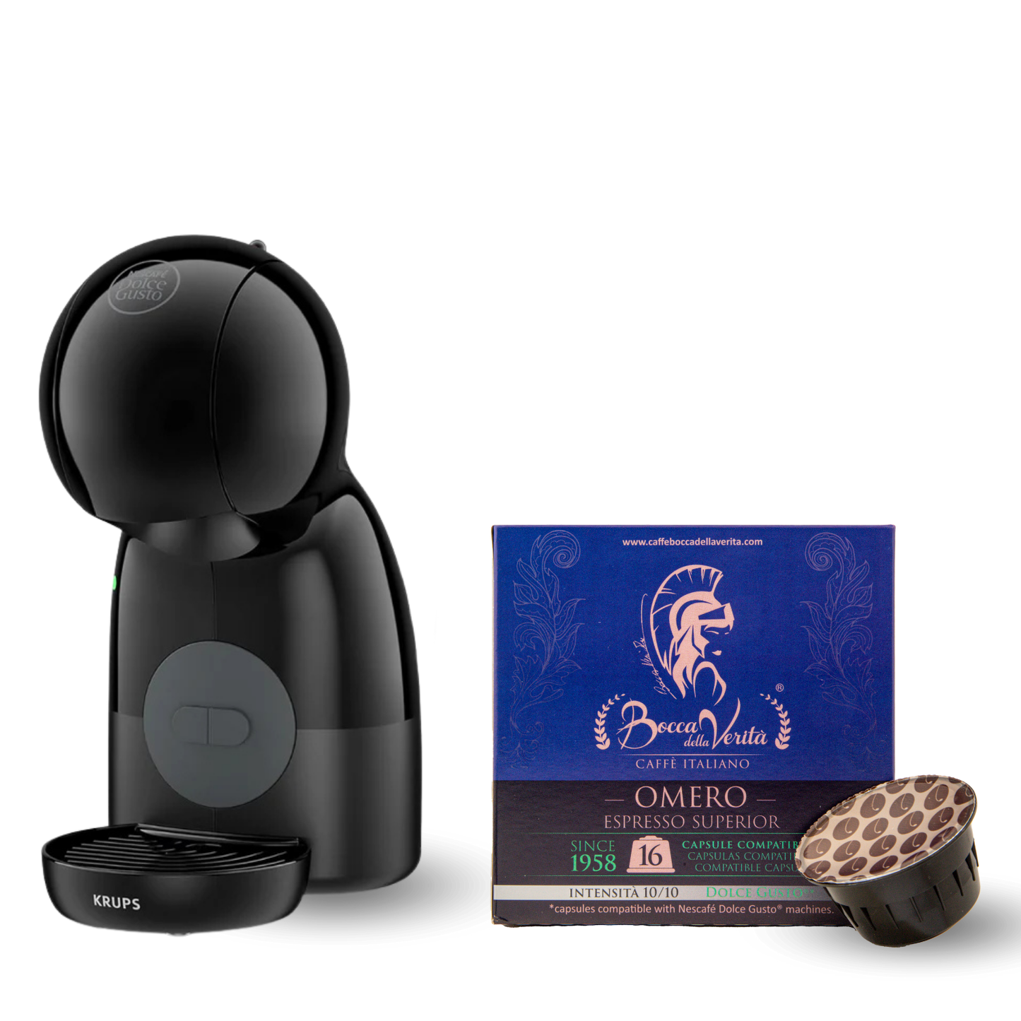 Krups® Nescafé® Dolce Gusto® Piccolo XS - Nero e Grigio 