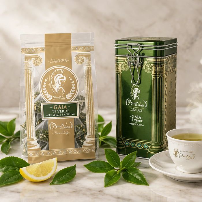 Té Verde de Especias en Bolsas de Piramide