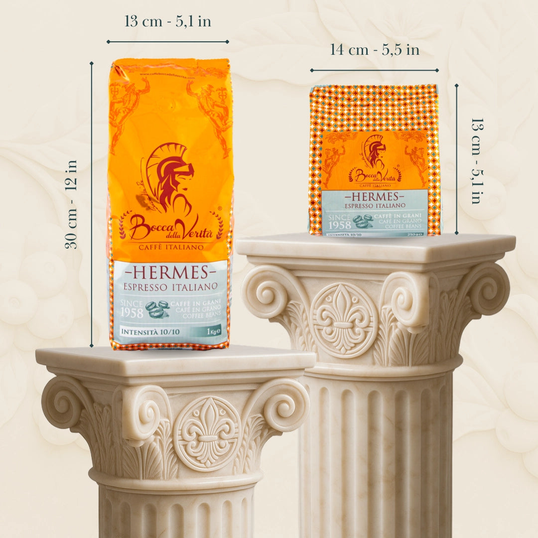 Medidas de café en grano Bocca della Verità Hermes Espresso Italiano 