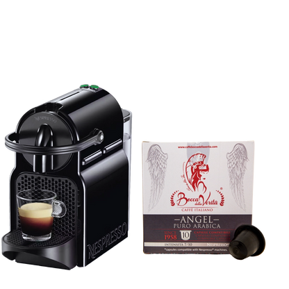 Nespresso® De'Longhi® Inissia EN80.B + 10 Capsule Regalo