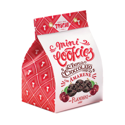 Small Bag of Toschi Cherry Mini Cookies 200g