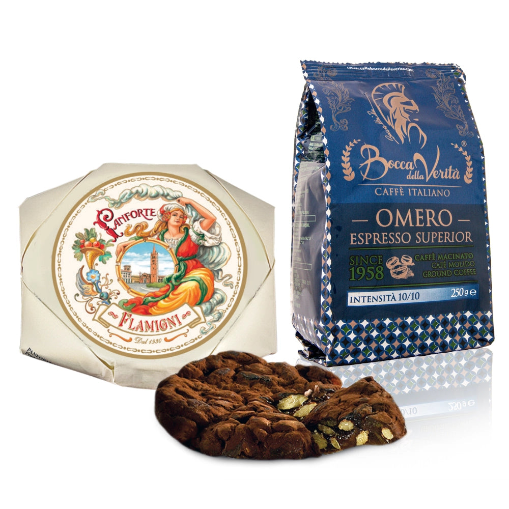 Café Italiano Molido “Omero” 250g + “Panforte” 250g
