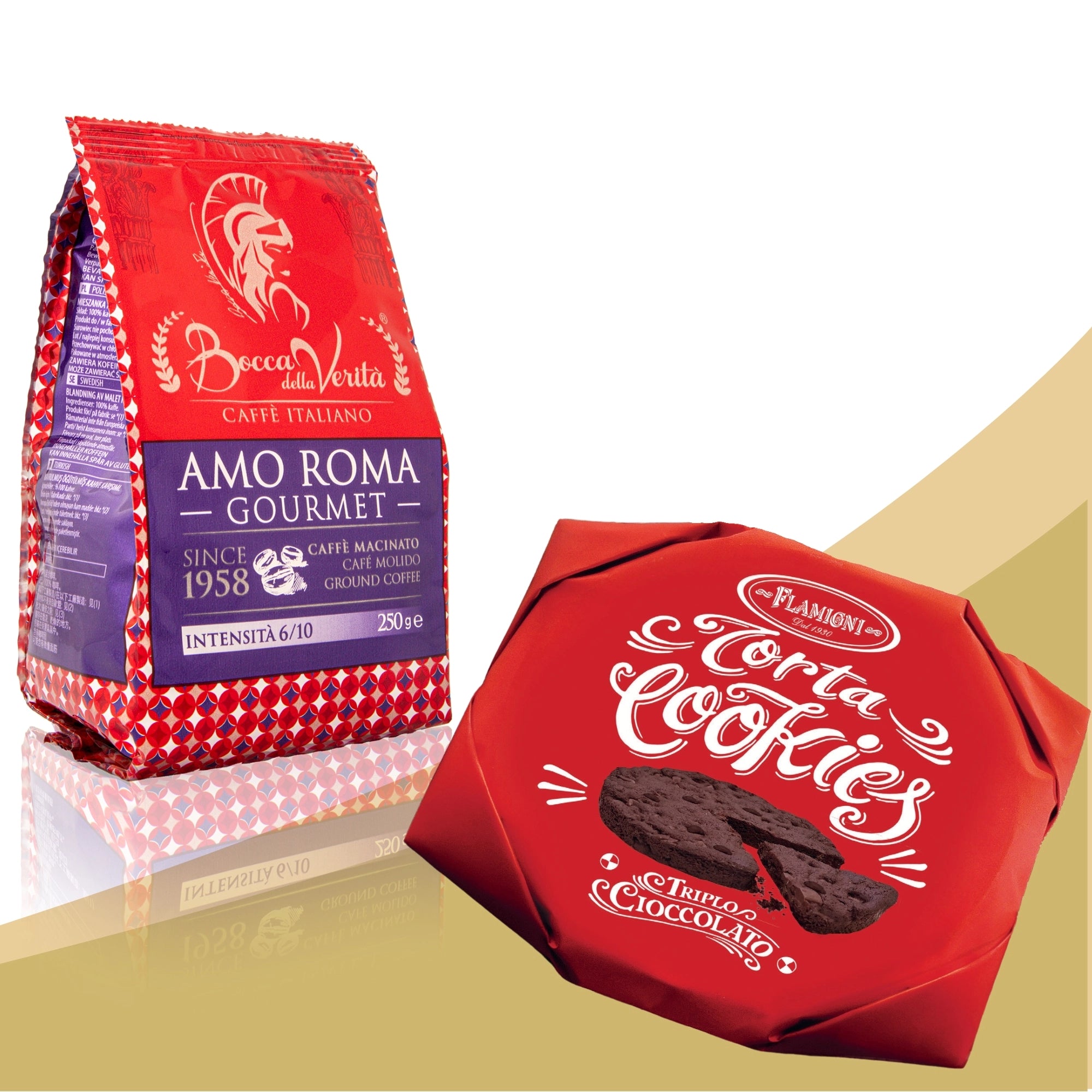 Café Italiano Molido Gourmet + Tarta al Triple Chocolate