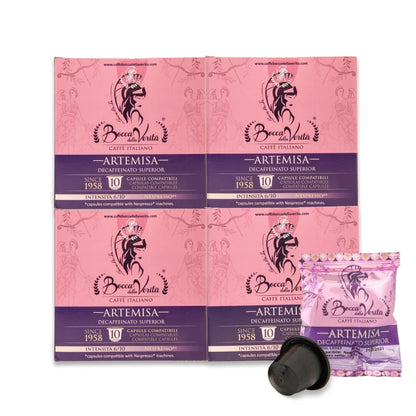 Cápsulas Compatibles Nespresso® Café Italiano Descafeinado