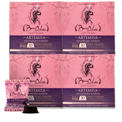 Cápsulas Compatibles A Modo Mio® Café Italiano Descafeinado