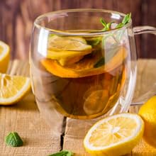 Tè Nero al Limone, Capsule Compatibili con Macchina Caffè Cialde Monodose ESE 44mm, 100% Made in Italy