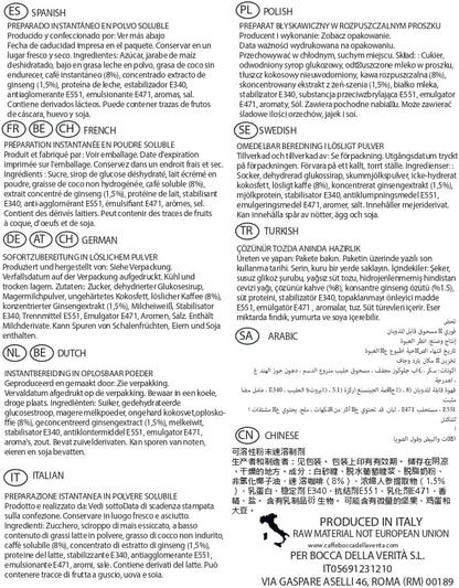 Caffè Ginseng solubile, confezione da 250g