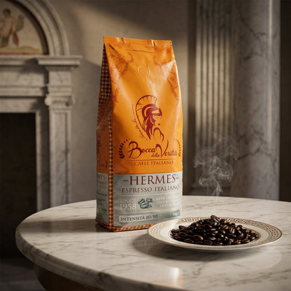 Caffè italiano in grani 1 kg “Hermes” Espresso Italiano (Prezzo 21,12€ IVA inc.)