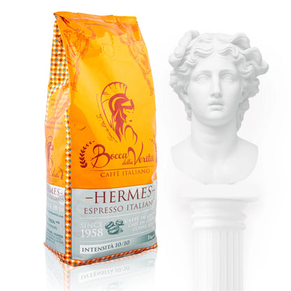 Caffè italiano in grani 1 kg “Hermes” Espresso Italiano (Prezzo 21,12€ IVA inc.)