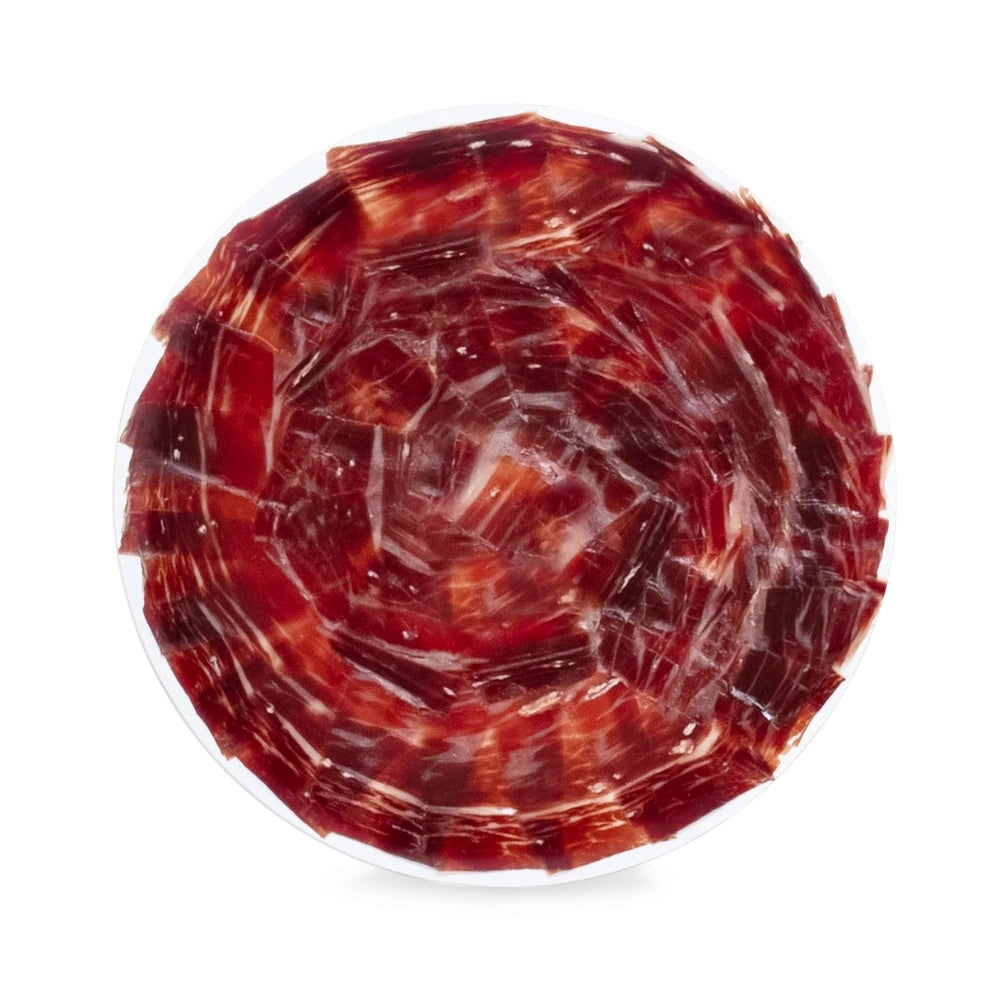 Prosciutto iberico 100% di ghianda – Fatto a mano 80 g (base rotonda)