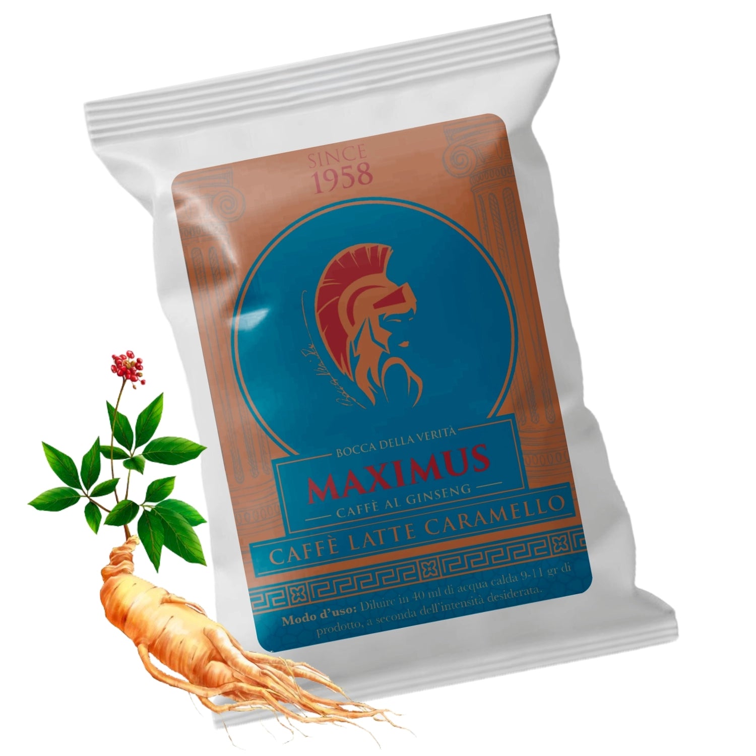 Caffè Ginseng solubile, confezione da 250g