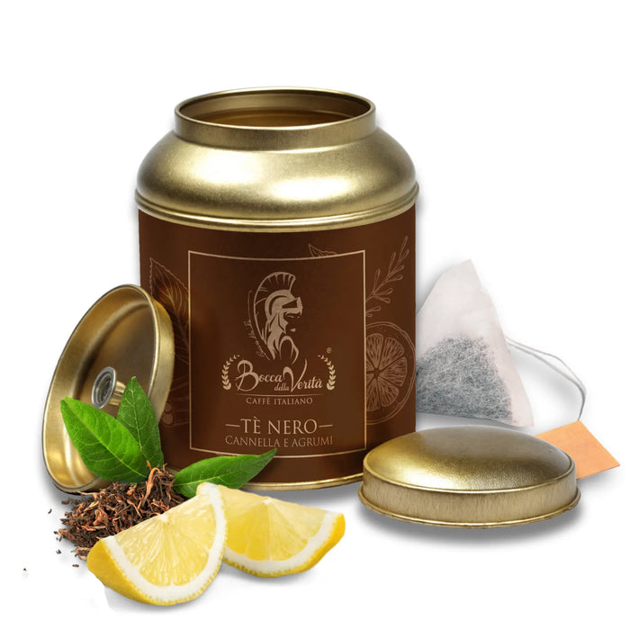 Té Negro Canela y Cítricos en Bolsas de Piramide