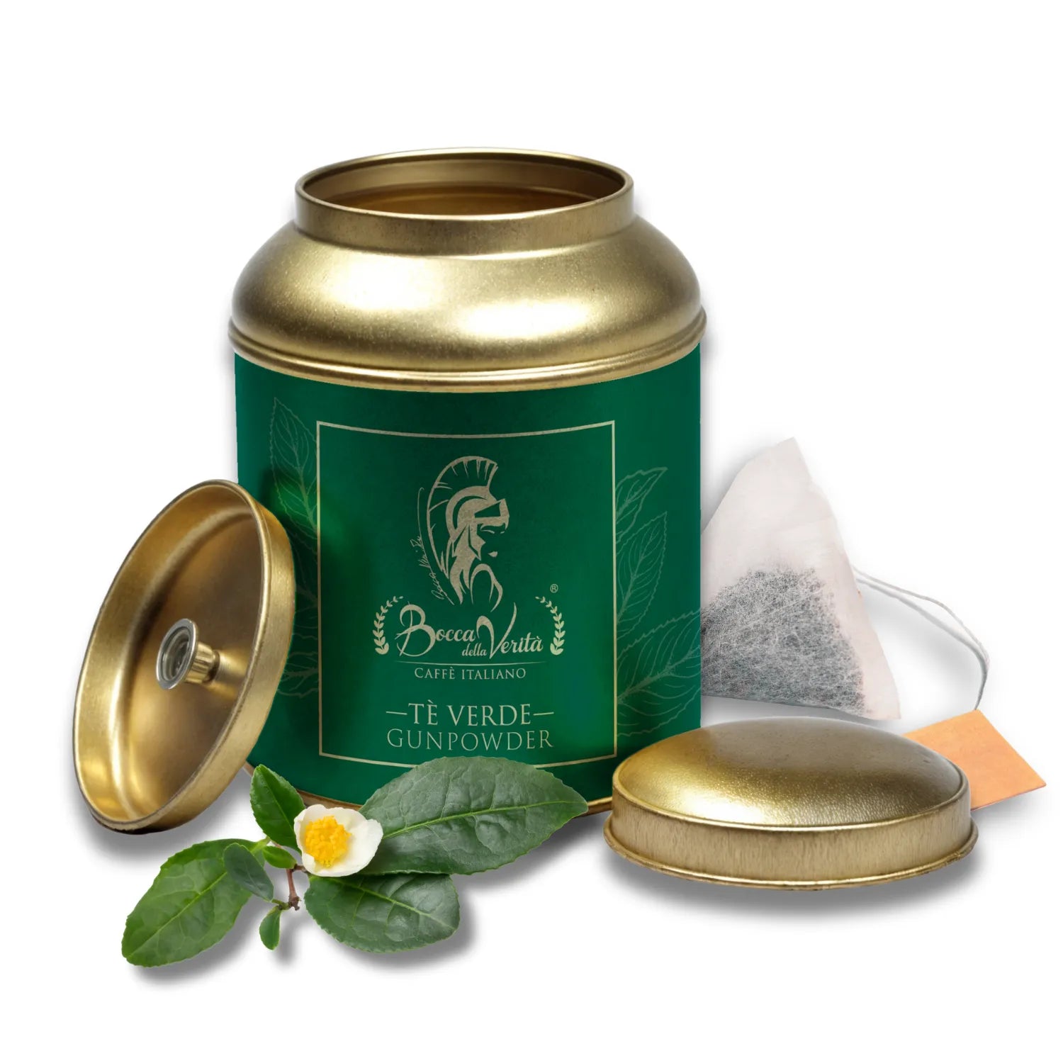 Té Verde Gunpowder en 30 Bolsas de Piramide